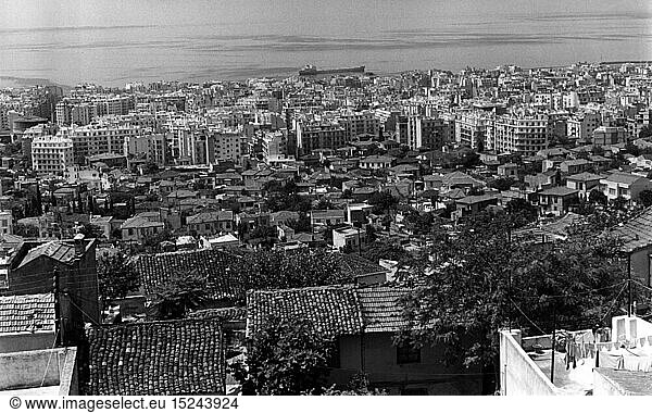 geography / travel  Greece  Salonika  overview  1960s