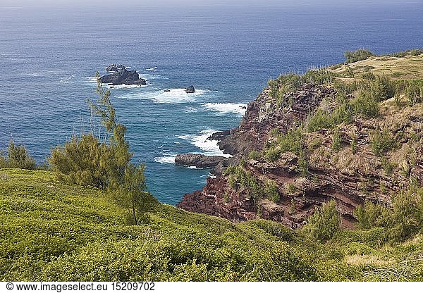 geography / travel  Hawea Point at Northwest of Maui  Maui  Hawaii  USA
