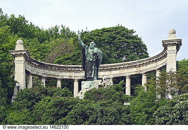 geography / travel  Hungary  Budapest  monuments. Gellert monument  Gellert Hill  Buda  Unesco  World Heritage Site