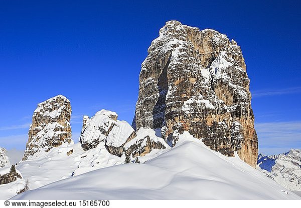 geography / travel  Italy  Cinque Torri  2361 m  Dolomites  Italy