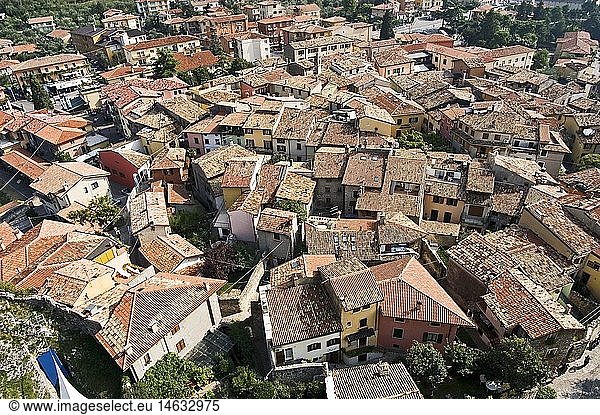 geography / travel  Italy  Lake Garda  Malcesine  city views / cityscapes  city  village  rooftops