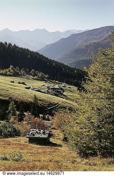 geography / travel  Italy  landscapes  alpine hut  Zirog  South Tyrol  1970