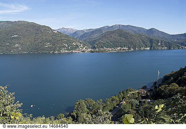 geography / travel  Italy  Regione Piemonte  Carmine Superior  Lago Maggiore  west bank