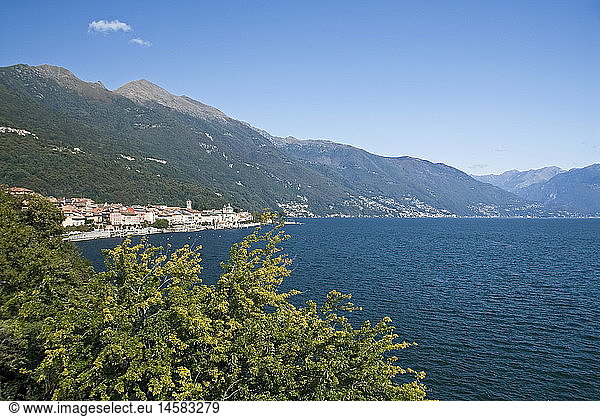 geography / travel  Italy  Regione Piemonte  Lago Maggiore  Cannobio  village