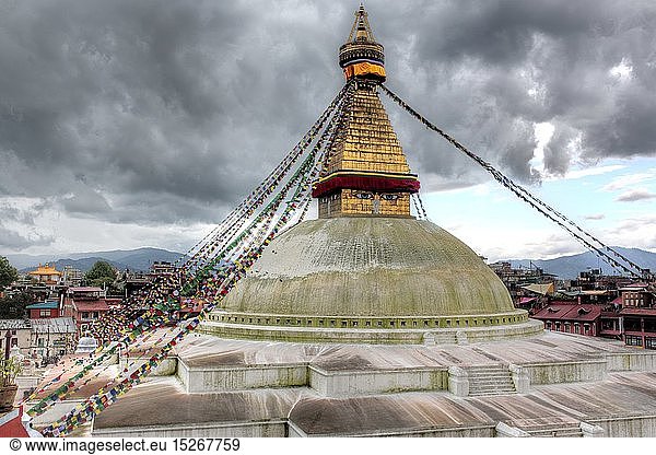 geography / travel  Nepal  Boudhanath stupa  Kathmandu
