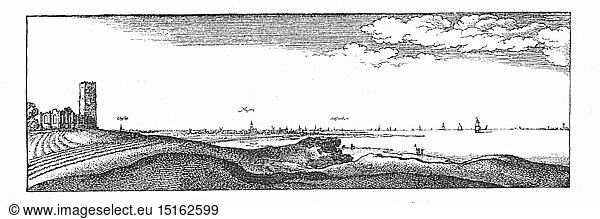 geography / travel  Netherlands  landscapes  Zuiderzee  etching  by Wenceslas Hollar (1607 - 1677)  17th century  Zuiderzee  graphic  graphics  bay  bays  North Sea  sea  seas  sailboat  sailing boat  sailboats  sailing boats  Holland  Benelux  Benelux country  Benelux state  Benelux countries  Benelux states  Western Europe  Europe  landscape  landscapes  dinghy  jollyboat  jolly boat  wherry  yawl  small ship  boat  boats  ship  ships  navigation  water transport  shipping  etching  etchings  historic  historical