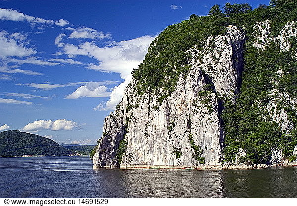 geography / travel  Romania  landscape / landscapes  river Danube  iron gateway