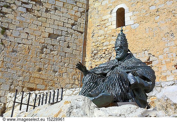 geography / travel  Spain  Monument to Pope Benedict XIII  Peniscola  Valencian Community
