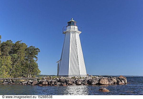 geography / travel  Sweden  Vaestra Goetalands laen  Karlsborg  lighthouse at Vaettern at Karlsborg  Vaestergoetland  Goetaland