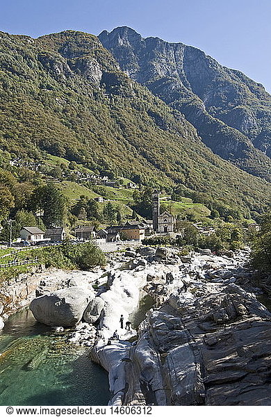 geography / travel  Switzerland  Tessin (canton of Switzerland)  Verzasca Valley  Vogorno
