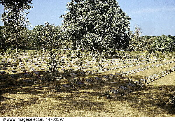 geography / travel  Thailand  military cemetery at River Kwai  1977