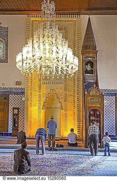geography / travel  Turkey  Ankara  Haji Bayram Mosque  built 1427 - 1428  interior view