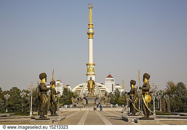 geography / travel  Turkmenistan  Ashgabat  Independence Monument