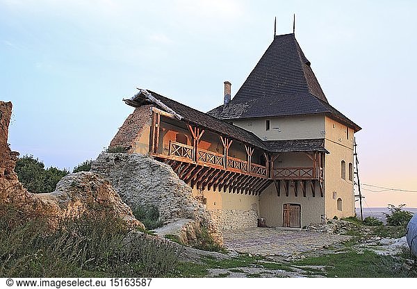geography / travel  Ukrayina  Reconstruction of medieval fortress  Halych  Ivano-Frankivsk Oblast (province)