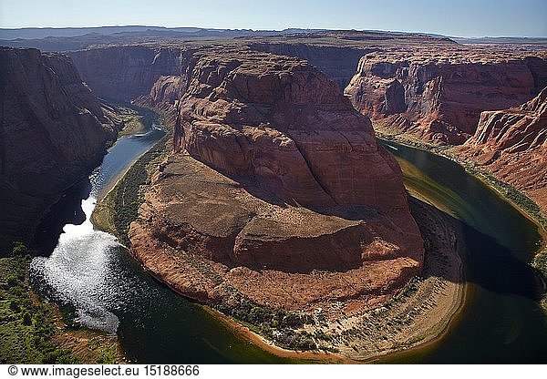 geography / travel  USA  Arizona  Horseshoe Bend  1000 ft drop  Colorado River  landscape  scenic  natural  canyon