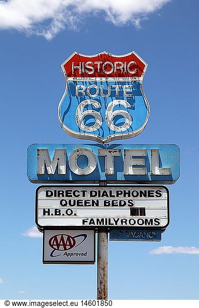 geography / travel  USA  Arizona  motel on Route 66