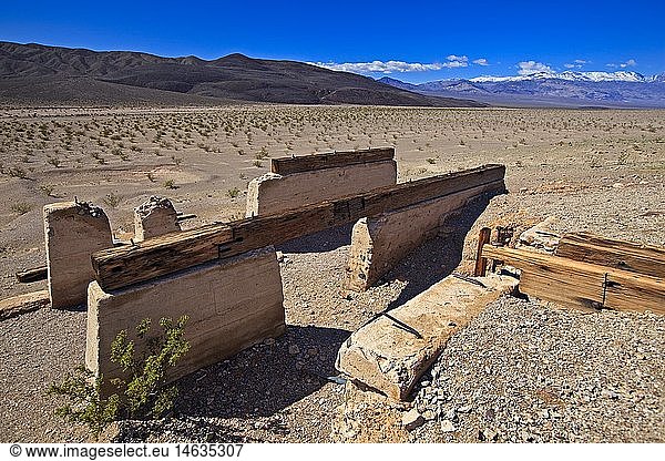 geography / travel  USA  California  Death Valley  Ashford Mill Ruins  Death Valley National Park  California