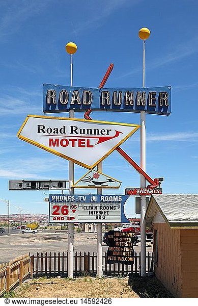 geography / travel  USA  New Mexico  Roadrunner Motel on Route 66