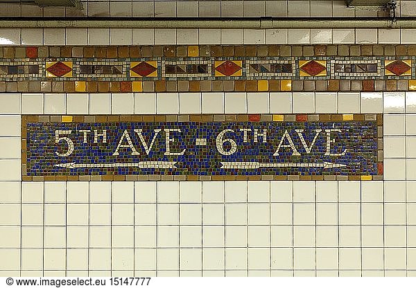 geography / travel  USA  New York  New York City  Subway Station 42nd Street  Midtown Manhattan  New York City  New York