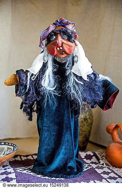 geography / travel  Uzbekistan  Bukhara  puppet of a witch