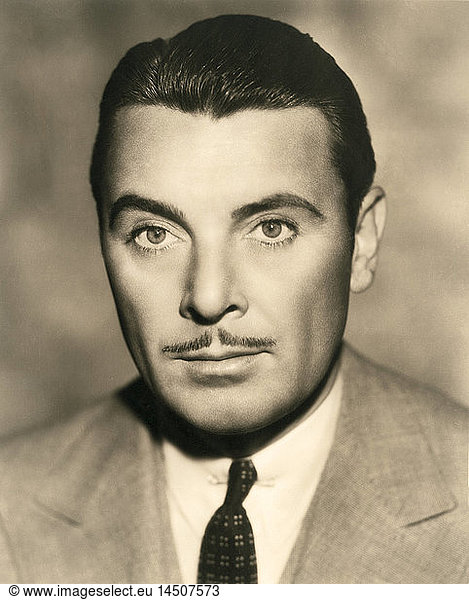 George Brent  Publicity Portrait  Warner Bros.  1930's