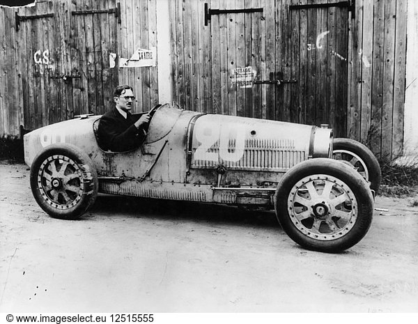 George Eyston in einem Bugatti Typ 35B von 1927  (1927?). Künstler: Unbekannt
