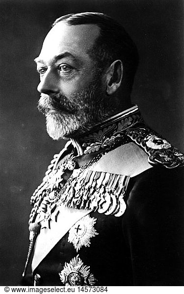 George V  3.6.1865 - 20.1.1936  King of Great Britain 1910 - 1936  portrait  1923