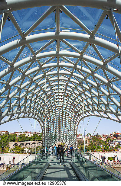 Georgia,  Tbilisi,  Bridge of Peace
