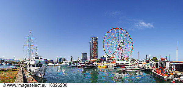 Georgia  Adjara  Batumi  Ferris wheel near the marina and Miracle Park