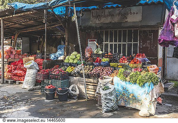 Georgia  Kakheti  Telavi  market