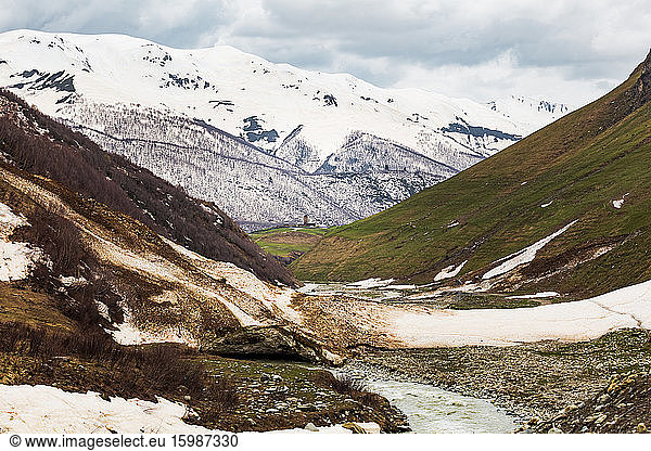 Georgia  Svaneti  Ushguli  Valley in Central Caucasus mountains