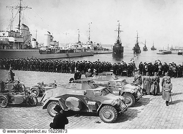 German Navy in Memel / 1939