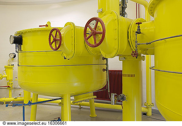 Germany  Baden-Wurttemberg  Water treatment plant  sewage gas installation