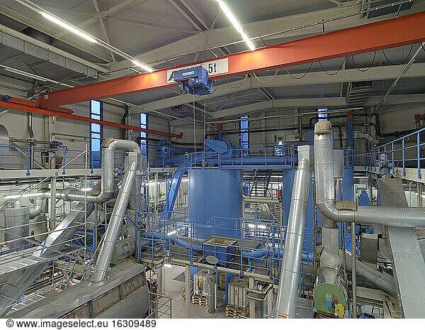 Germany  Baden-Wurttemberg  Water treatment plant  sludge drying system