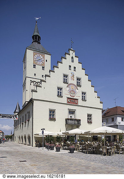 Germany  Bavaria  Deggendorf  Old town hall