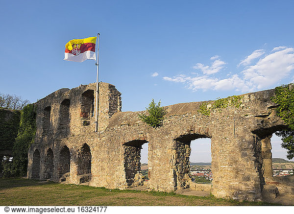 Germany  Bavaria  Karlstadt  Karlsburg Castle Ruin