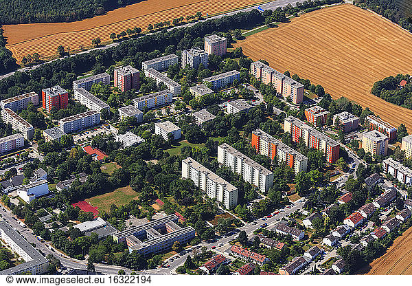 Germany  Bavaria  Munich  Blumenau  residential buildings