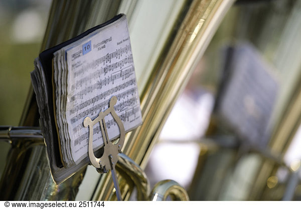 Germany  Bavaria  Munich  Brass band  close-up