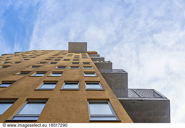Germany  Bavaria  Munich  Low angle view of modern apartment building