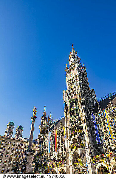 Germany  Bavaria  Munich  New Town Hall on Marienplatz