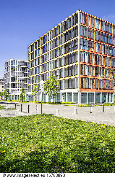 Germany  Bavaria  Munich  Office buildings in Theresienpark