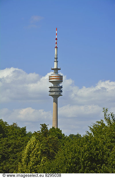 Germany  Bavaria  Munich  olympia tower