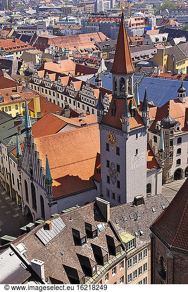 Germany  Bavaria  Munich  view over City
