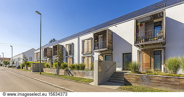 Germany  Bavaria  NeuÂ Ulm  energy efficient house