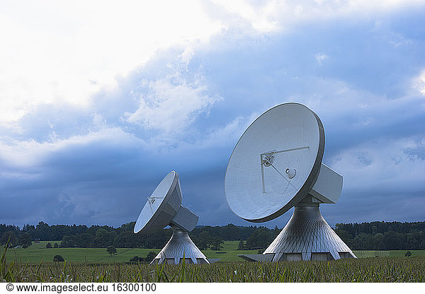 Germany  Bavaria  Pfaffenwinkel  Raisting Satellite Earth Station