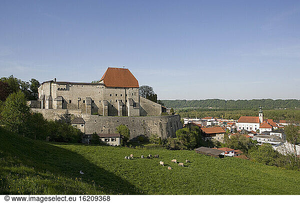 Germany  Bavaria  Tittmoning  Tittmoning castle