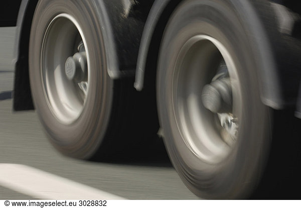 Germany  Bavaria  Truck Wheels in Motion