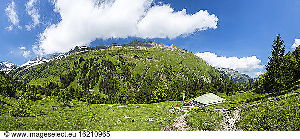 Germany  Bavaria  View of Allgaeu High Alps