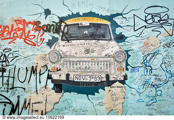 Germany  Berlin  Berlin Wall  East Side Gallery  mural painting