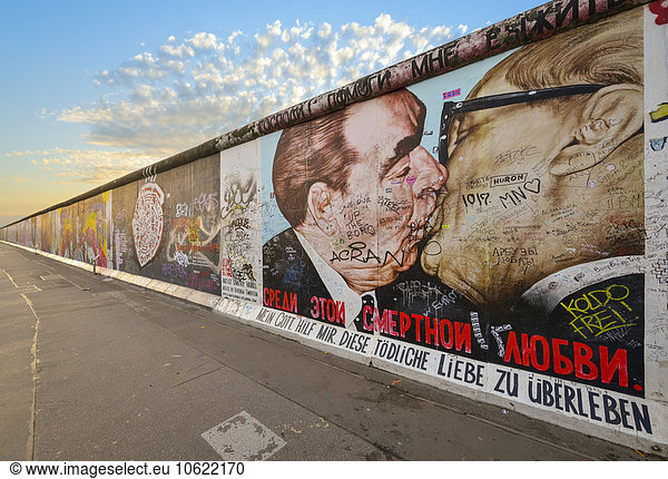 Germany  Berlin  Berlin Wall  East Side Gallery  mural painting